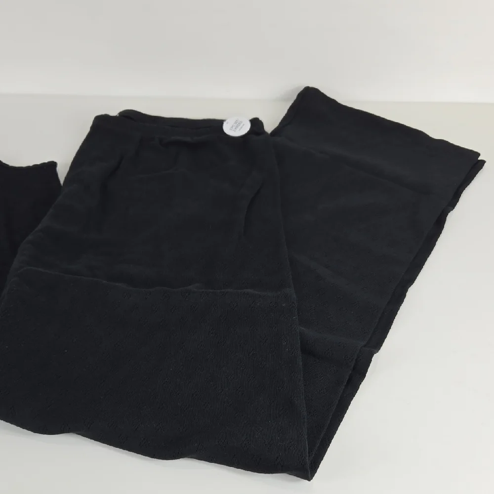 Victoria’s Secret Cotton Heart Pointelle Pajama Set Black LG - Picture 6 of 16